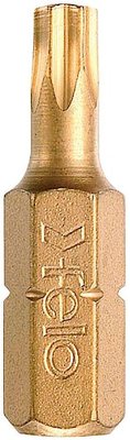 Felo 0715750220 T10 Torx Tin Bit on 1/4'' Stock, 1''