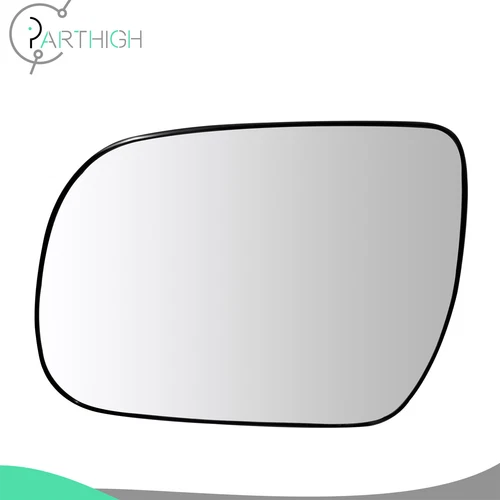 For 2010-2013 Toyota Highlander Door Mirror Glass W/Plate Left Side Flat Heated