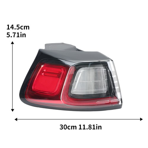 Left Driver Outer LED Tail Light Rear Brake Lamp For Jeep Cherokee 2019-22 2023 - Foto 3 di 14