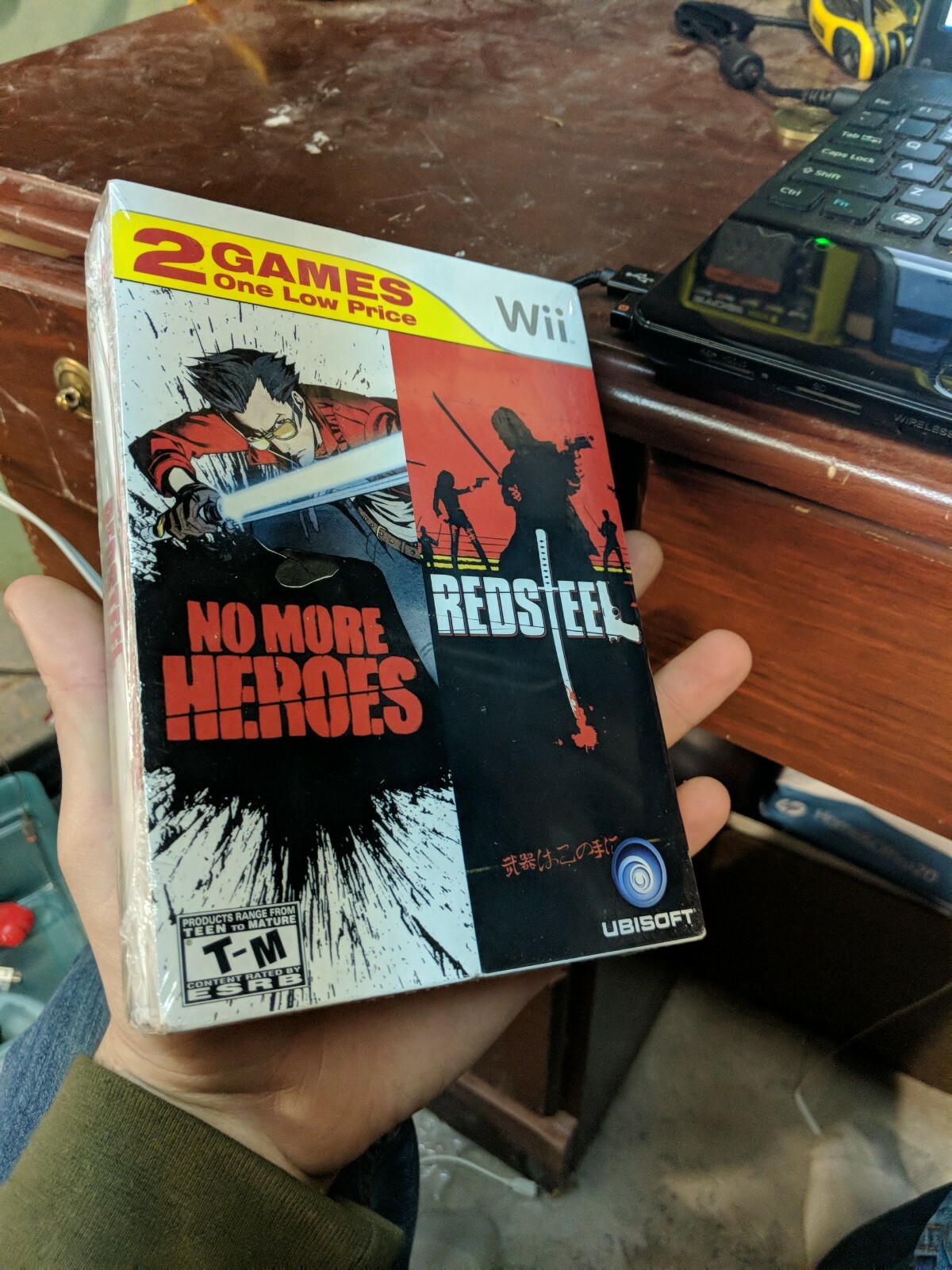 ubisoft fan kit on No More Heroes Red Steel Nintendo Wii 2009 For Sale Online Ebay