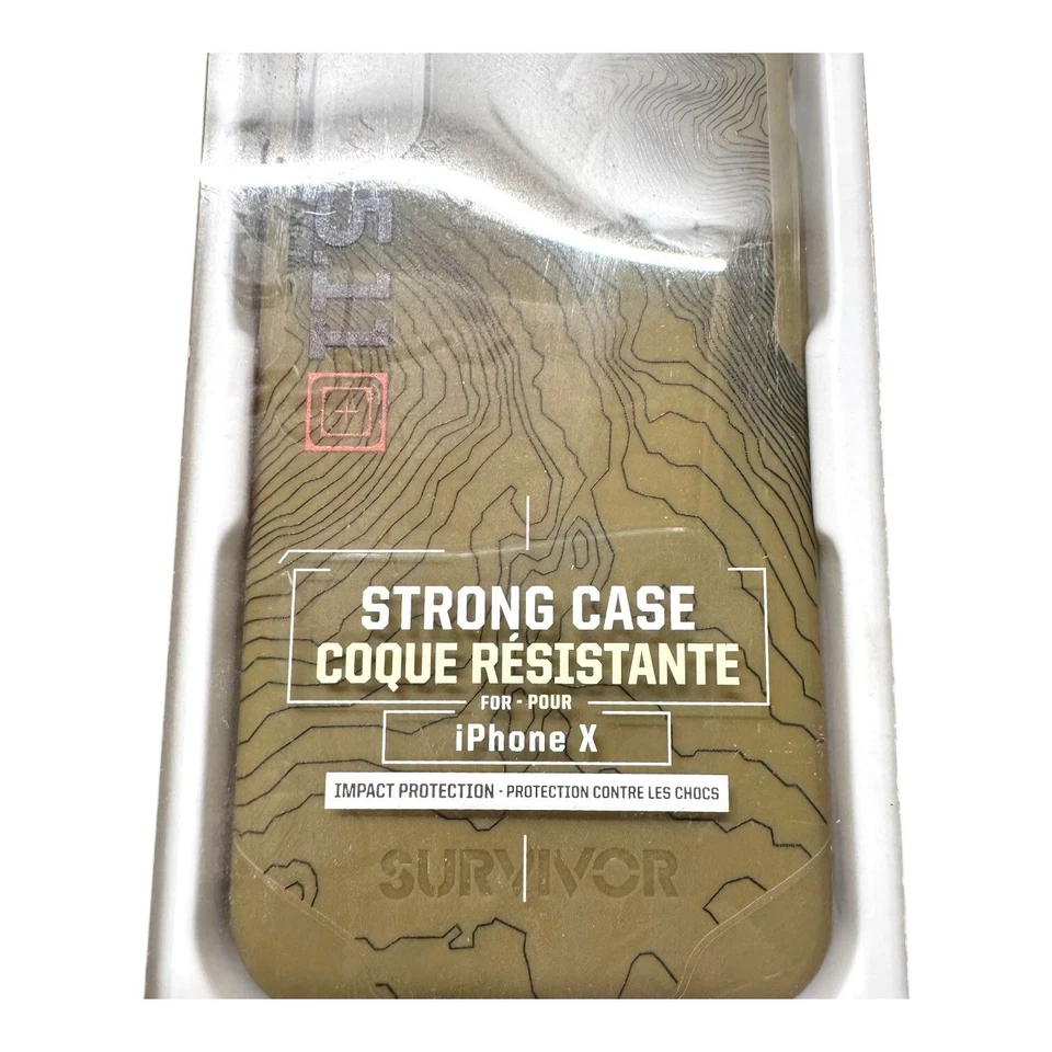 Funda táctica fuerte 5.11 para iPhone X de Griffin Survivor GB44078 protección camuflada Foto 3 de 4