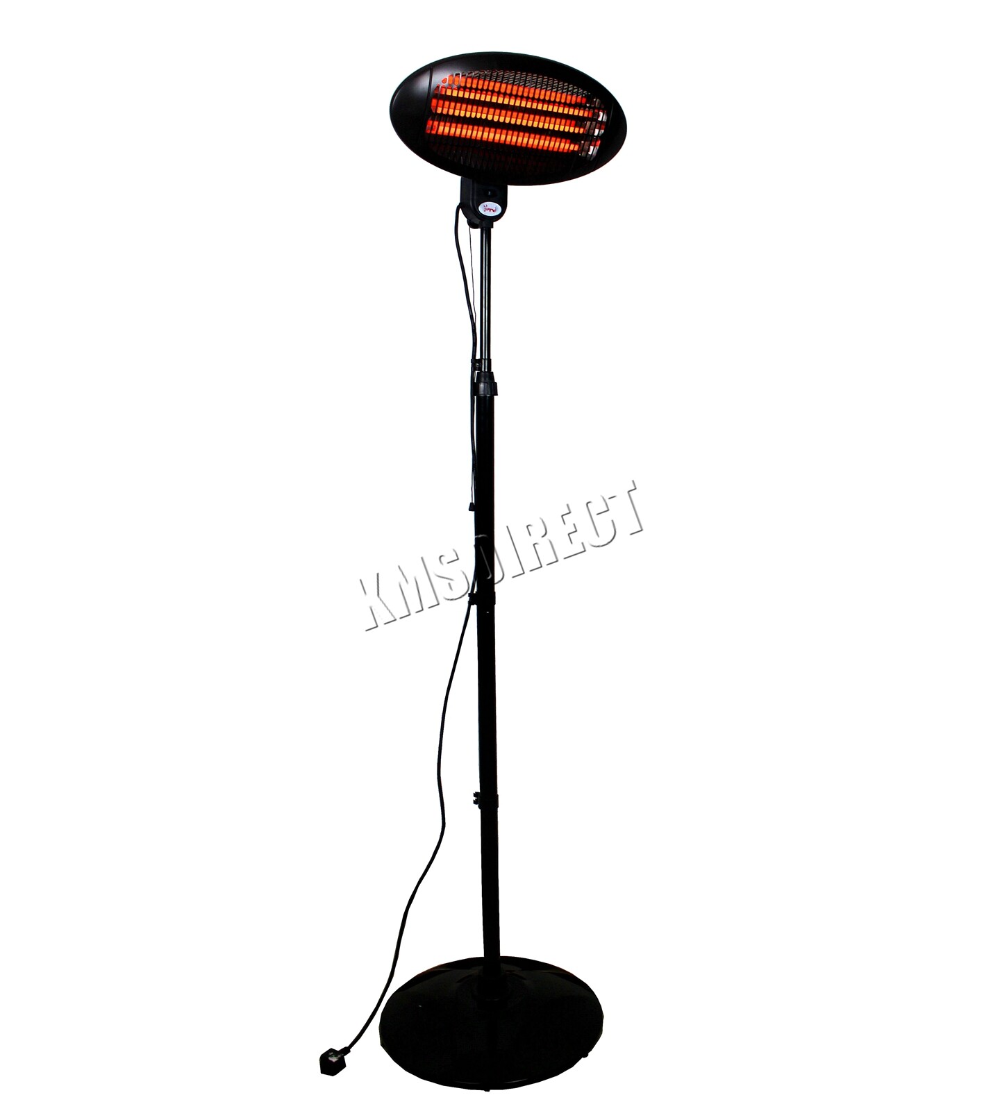 HEATSURE Standing Patio Heater Outdoor Garden Electric Heating Quartz