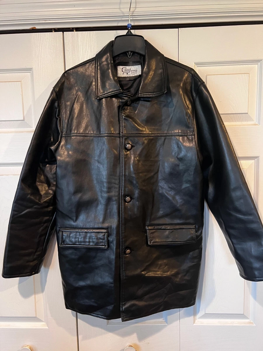 A collezioni leather jacket cheap