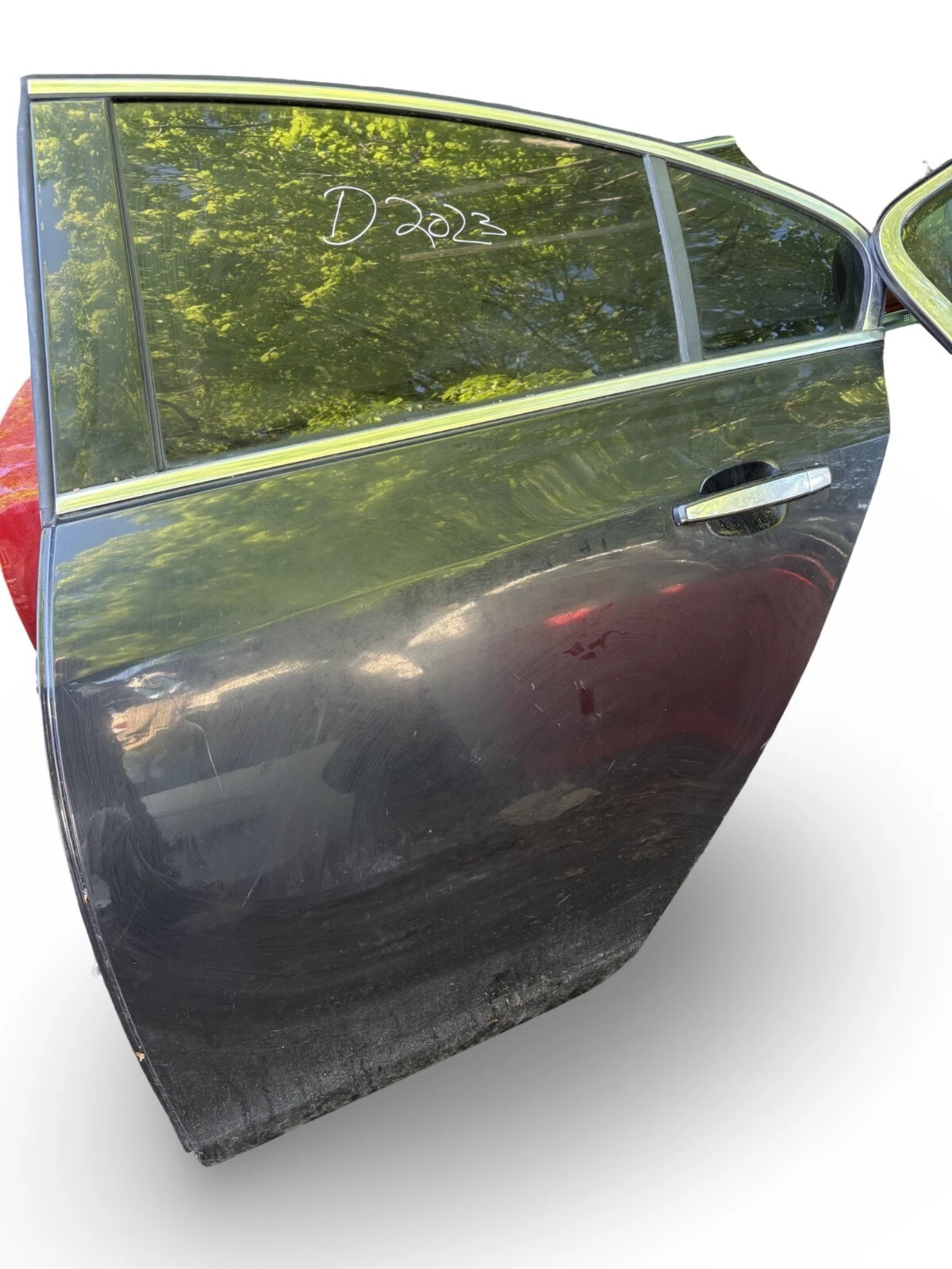 Actual Vauxhall Insignia left rear door exterior side