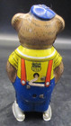 VINTAGE J. CHEIN MADE IN USA TIN TOY WINDUP WALKING BEAR  works! Great Colors — photo 3