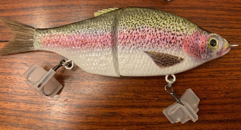 TYG Rainbow trout Glide bait custom 7 inch swimbait Rainbow meal eBay