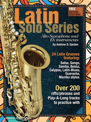 Latin Solo Series for Alto Sax And Eb Instruments book/audio files