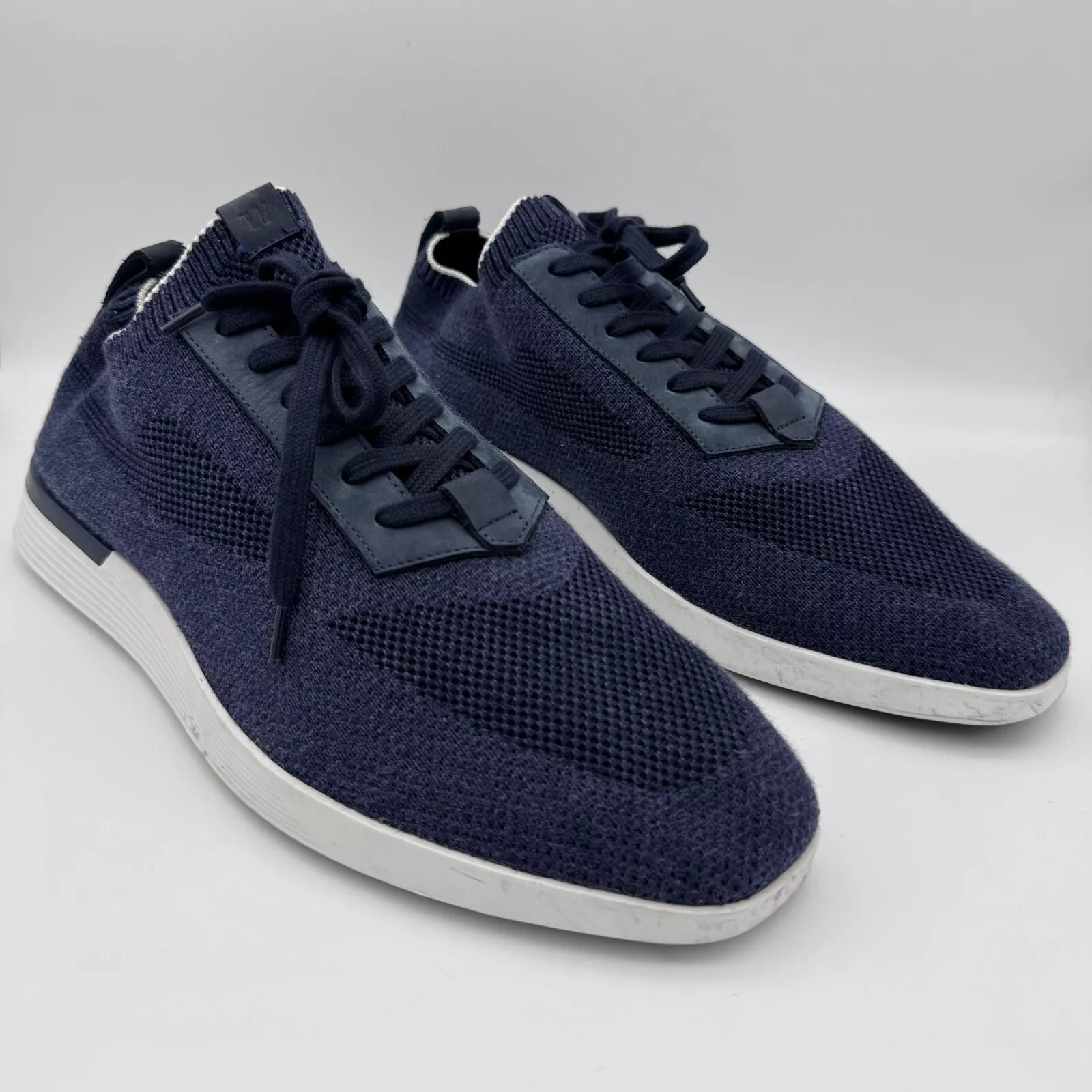 Baskets Wolf and Shepherd Supreme en tricot homme 13 chaussures basses bleu marine confort