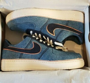 nike air force 1 stonewash blue