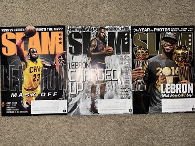 Magazine SLAM - LeBron James Juillet 2017 - "Mask Off" - Édition Originale NBA