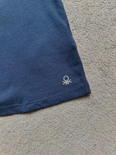 United Colors of Benetton Girls Top T-shirt Jersey Navy Blue 13-14Y - Picture 7 of 12