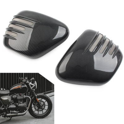 Battery Side Covers Left & Right Set Pair For T120/T120 2016-2025 Carbon Fiber