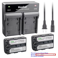 Kastar Battery AC Rapid Charger for Sony NP-FM50  Sony HDR-HC1 HDR-SR1