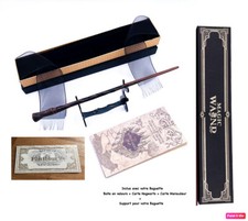Baguette Wand RON WEASLEY Métal/résine+boite + 2 cartes + support Baguette