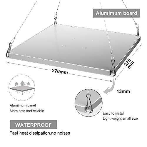 45w Lampe Horticole Roleadro Led de Croissance Floraison LED Grow Light pour ... - Imagen 7 de 10