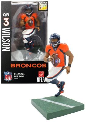 Russell Wilson (Denver Broncos) Imports Dragon NFL 6'' Figure Series 3