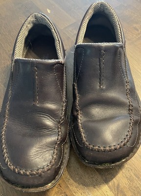 Patagonia Pau Velvet Brown Leather Slip on Loafers Mens Size  display picture 2