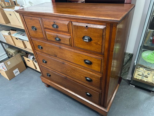 Grand | Antique | Edwardian Manner | Australian | Woodcrafted | CHEST OF DRAWERS - Picture 2 of 24