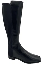 Vince Camuto Tall Shaft Leather Boots Librina Black