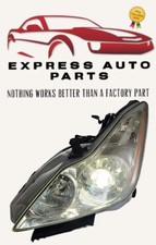 08-15 Infiniti G37 Q60 Coupe Left Driver Headlight Xenon W Afs Adaptive Lens