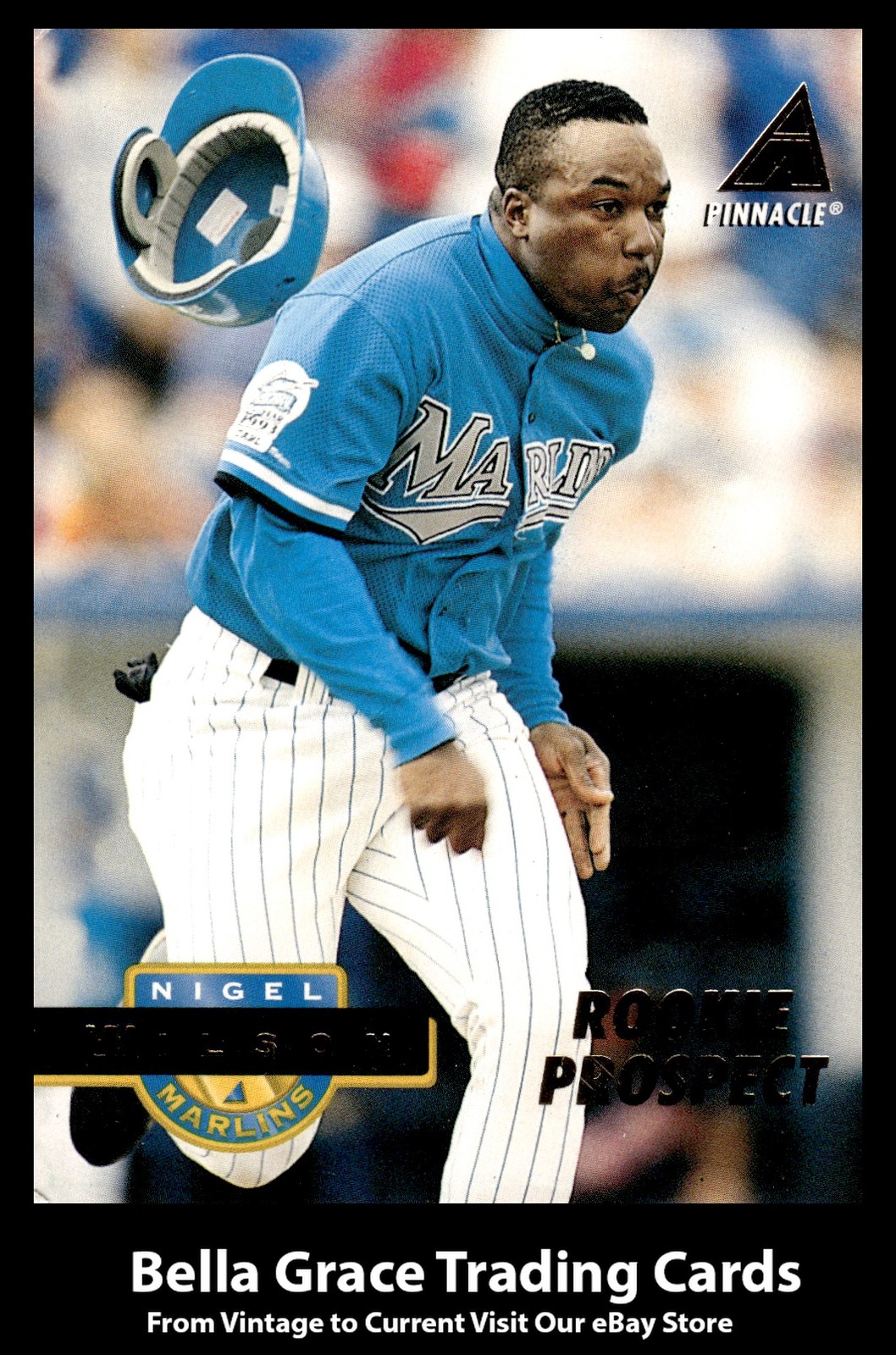 1994 Pinnacle Nigel Wilson #240 Florida Marlins Rookie MLB Baseball 