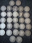 New ListingLot Of Barber Dimes And Half Dollars