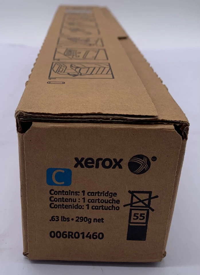 Original Xerox OEM 006R01460/6R01460 Cyan Laser Tonerkassette, OEM - Bild 2 von 2