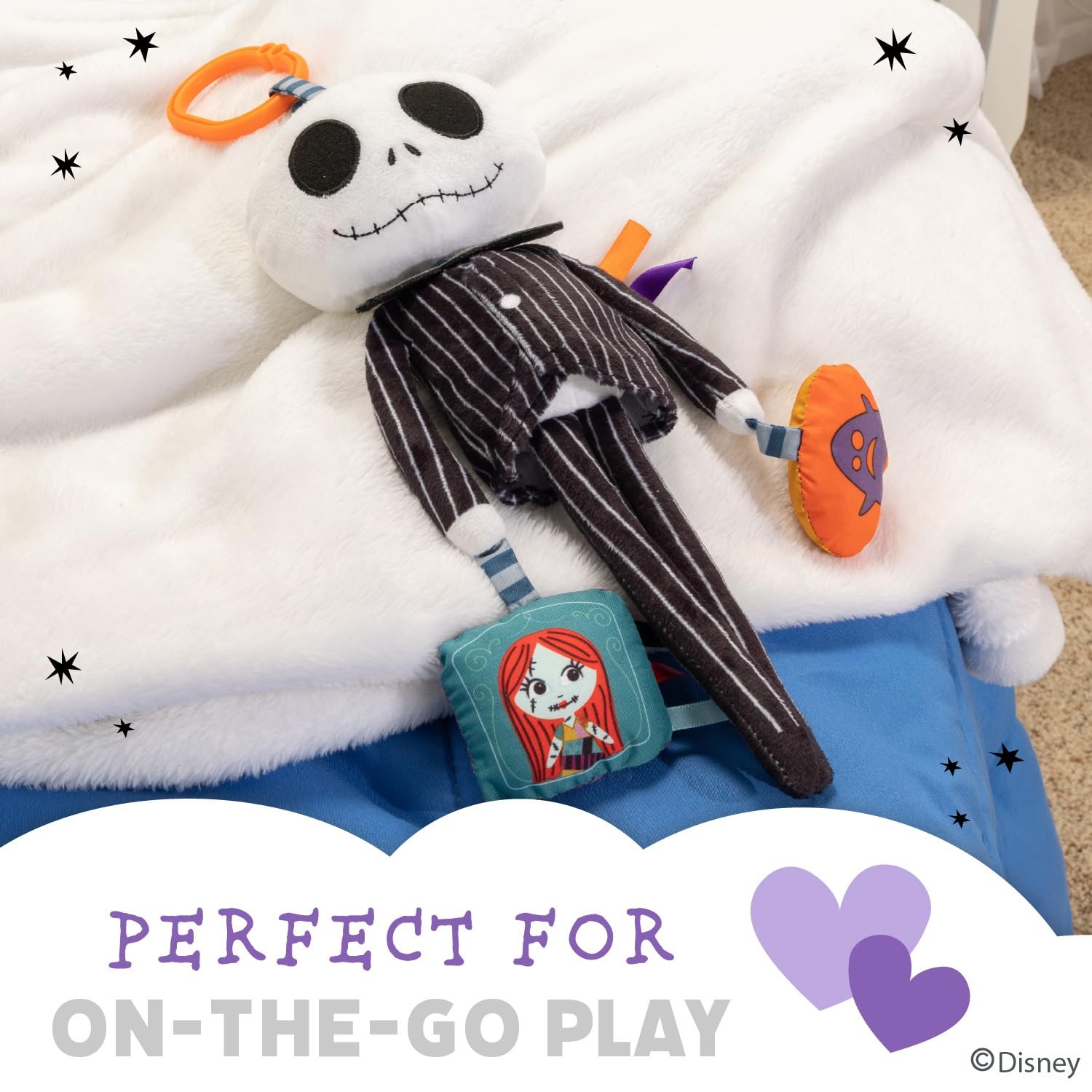 Disney Baby Jack Skellington On The Go Activity Toy For Infants And Toddlers