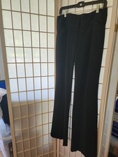 Express Design Studio Women s Black Solid Dress Pants Tall Size 6L
