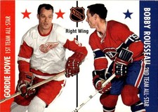 1995-96 Parkhurst 1966-67 Parkies Gordie Howe/Bobby Rousseau Detroit Red