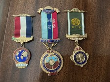 VINTAGE MASONIC BUFFALOES MEDALS