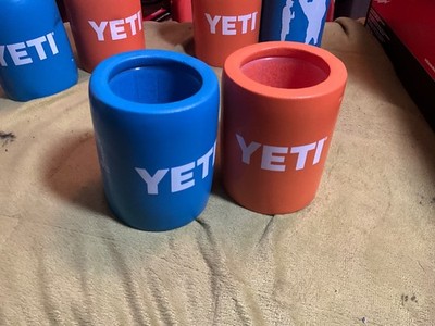 RARE YETI Antler Crest Kool Kan Koozie Orange Foam Can Cooler Built For The Wild