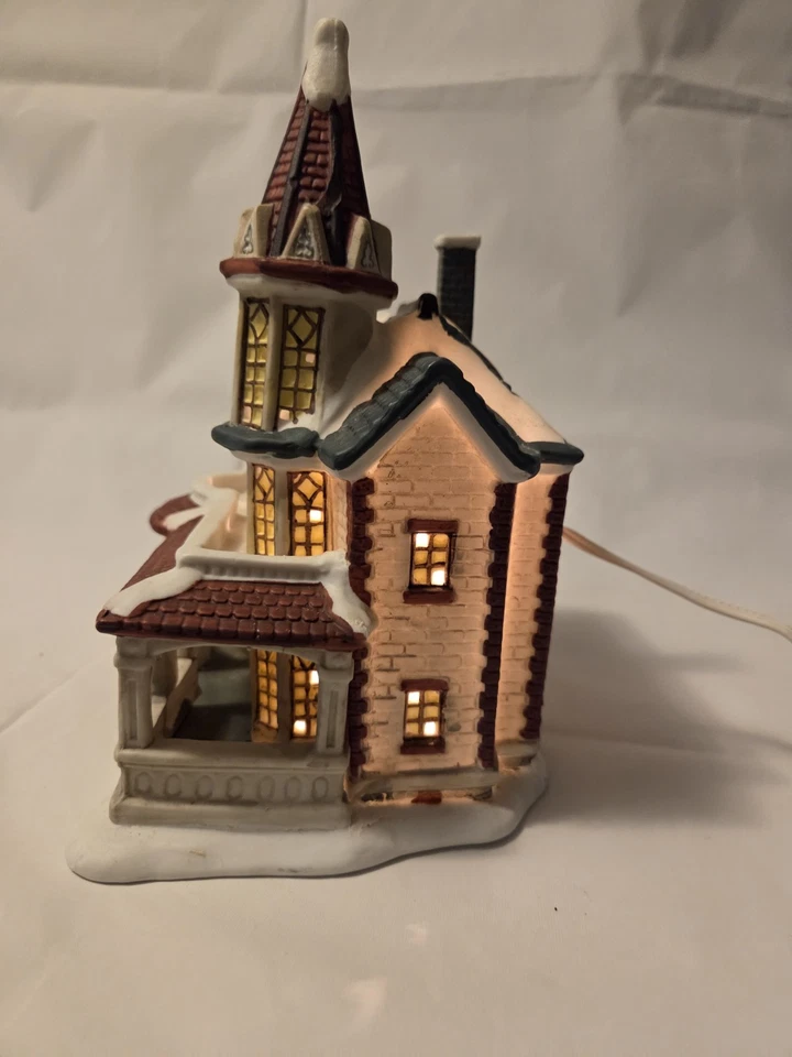 Lighted Christmas House Ornament By Santa's Work Bench Collection - Image 2 of 4