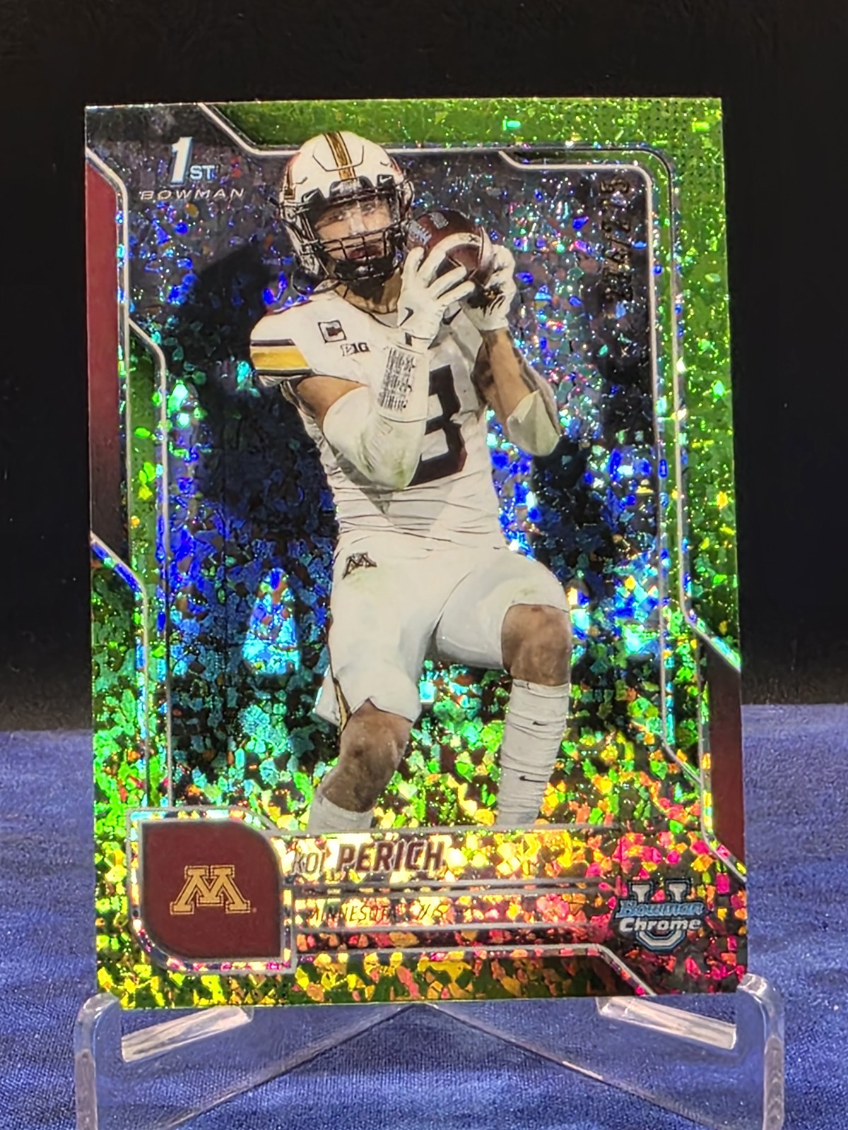 2025 Bowman U Chrome #116 Koi Perich Lime Green Mini-Diamond Refractor 274/275
