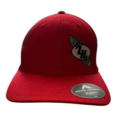 LH Surfing Hat Cap - Left Hand Wave Vibrant Red Small - Med 6 7/8 - 7 3/8 Size