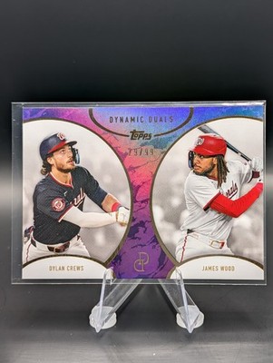 2025 Topps Dynamic Duals #1 Dylan Crews / James Wood /99