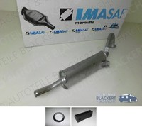Imasaf ESD Auspuff Endtopf+Anbauteile für Alfa Spider 1600 1750 2000 1986-1993