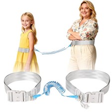 Plus-Size Hands-Free Waist Harness with Lock for Autism and Large, Blue