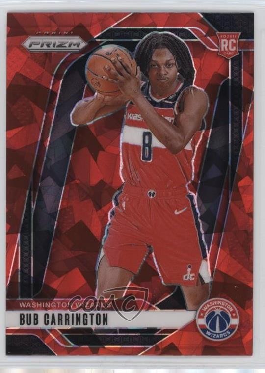 2024-25 Panini Prizm Red Ice Prizm Bub Carrington #244 1oq0