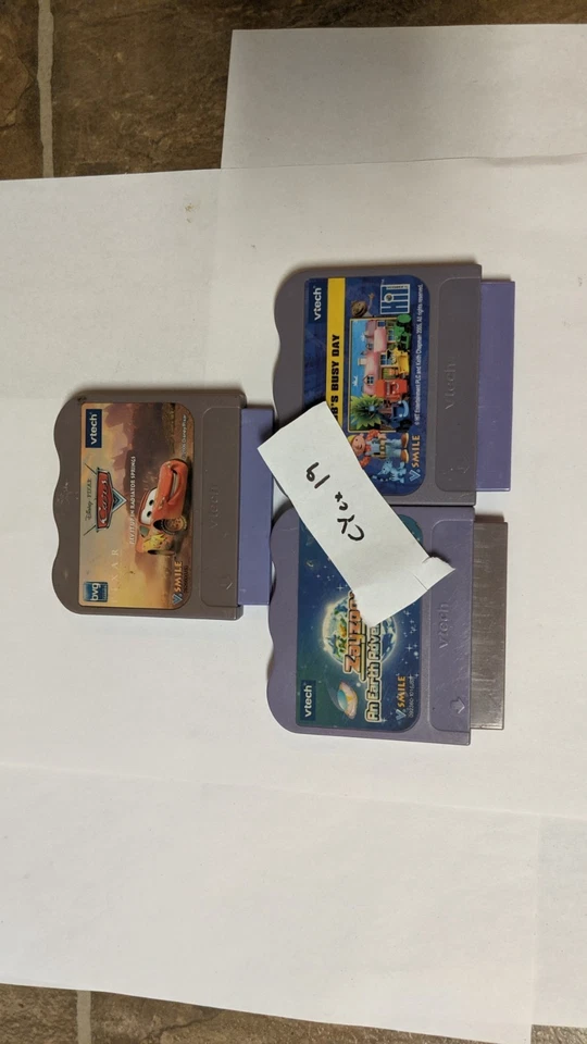 VTech V.Smile Lot of 3 - Cars & ZayZoo & Bob the Builder - CYcx19 - Image 2 of 3