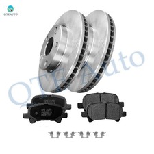 Set 6 Rear 288mm Brake Disc Rotors-Ceramic Brake Pad For 2000-2004 Toyota Avalon