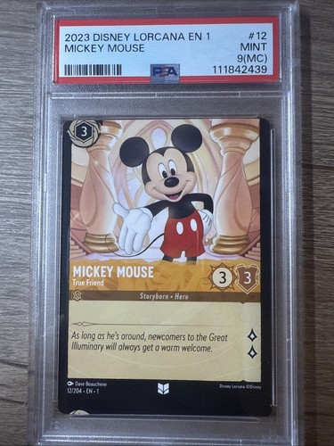 Mickey Mouse - True Friend graded PSA 9 for sale on eBay