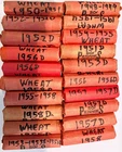 20 Rolls (1000 coins) Lincoln Wheat Cents/Pennies (1948 to 1958) US Coin Lot