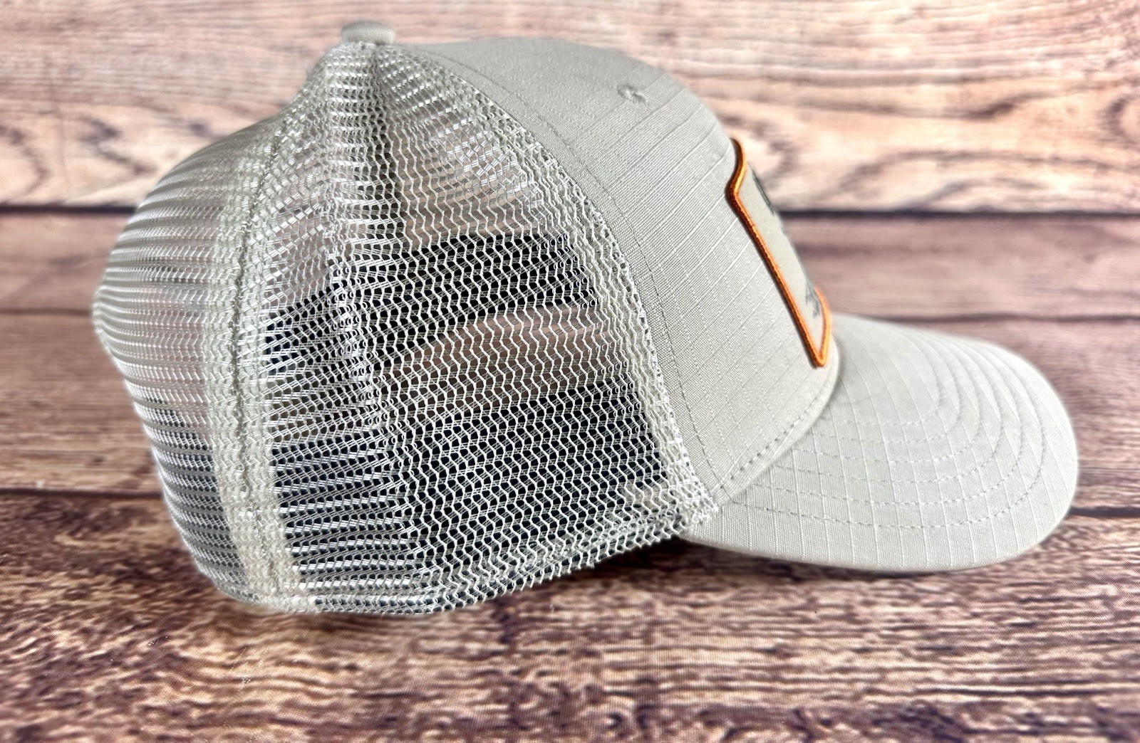 Orvis Pointer Dog Snapback Trucker Hat Khaki One … - image 6