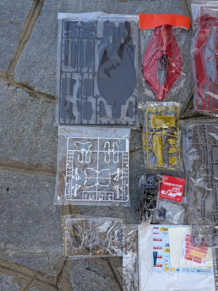 TAMIYA MODEL KIT FERRARI 641/2 F190 SCALA 1:12 CODICE 12027 VINTAGE NOS - Immagine 3 di 4