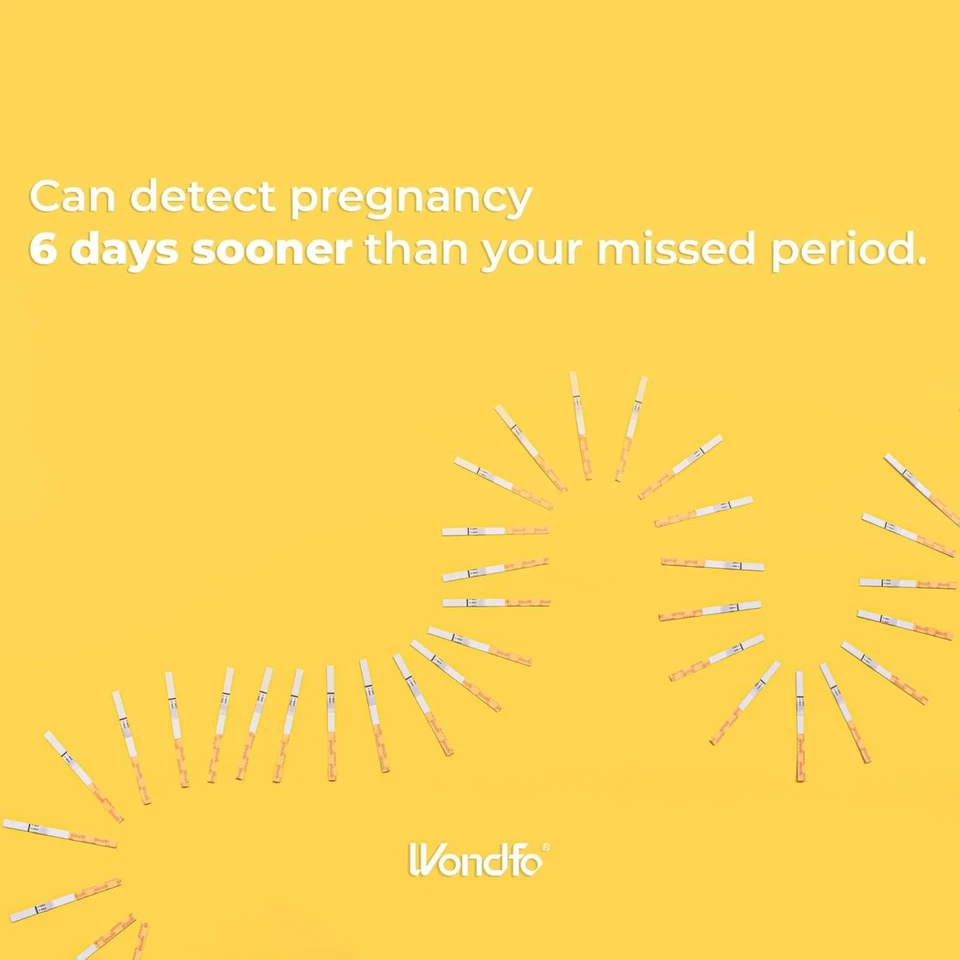 Tiras reactivas de embarazo Wondfo Early Result - Obtén resultados 6 días antes que... Foto 4 de 4