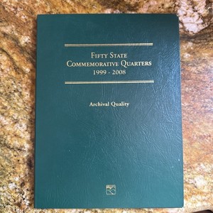 Littleton Coin Folder State Quarters 1999-2008 LCF3 Commemorative Date Set Album