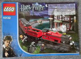 Lego Harry Potter Motorized Hogwarts Express 10132 Rc Train Set 100% Complete
