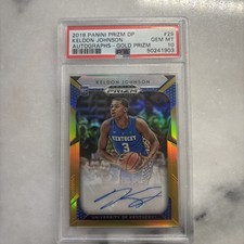 2019 Prizm Draft Picks Keldon Johnson Gold Prizm Rookie Auto #’d /10 GEM MINT 10