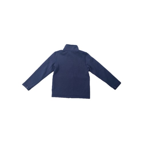 Boys North Face Shirt Size 7 8 Small Fleece Navy Blue Zip Up Long Sleeve - Picture 4 of 8